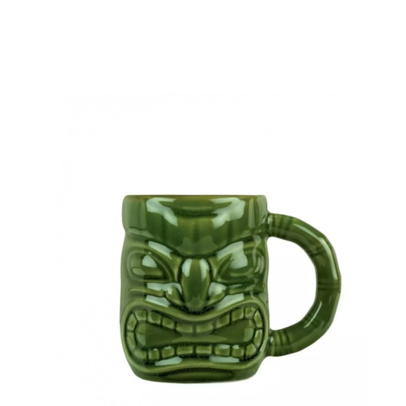 Tiki Mug con manico verde 47.3 cl