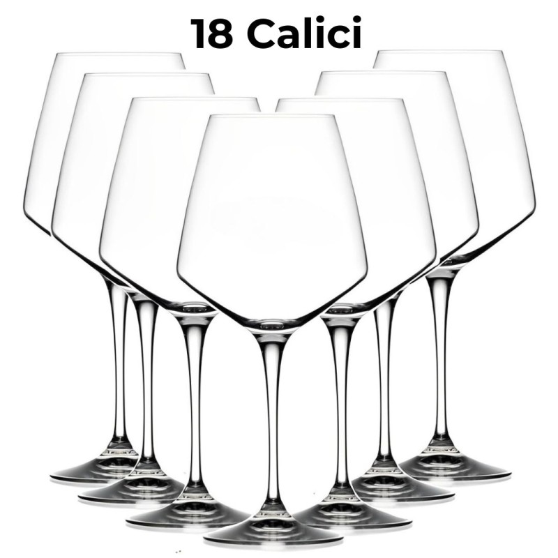 Calici in cristallo da vino rosso 79 cl personalizzati per Bar