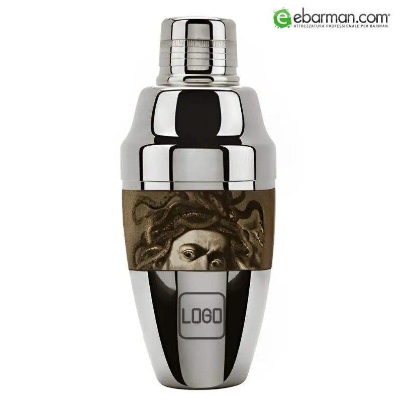 Shaker Cobbler Medusa con logo Maggiore Produzioni® personalizzato 500 ml