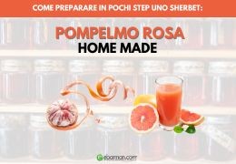 Come preparare uno Sherbet al Pompelmo Rosa